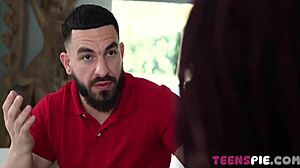 black teen 18+ grabs chance to fuck mature man. interracial pov sex ends with facial.