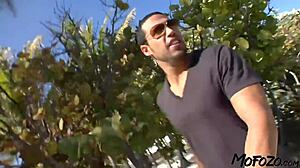 Mofozo Com - 19 Year Old Model Gets The Cum On Her Tits, With Rough Deepthroat And Anal Assfucking