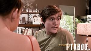 Dee Williams guides stepson Tyler and Lilith in anal threesome