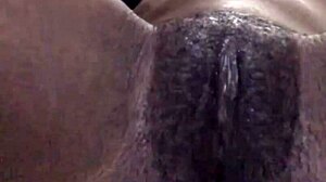 Small Tit Ebony Teases with Solo Pussy Masturbation and Big Lips