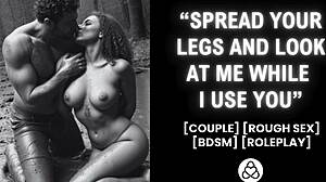 He Takes Control, Dominating His Girlfriend in Forest BDSM Roleplay for Women