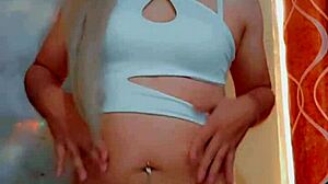 Rica Transexual Masturbándose Rico