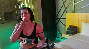 i saw the blonde milf behind the scenes with passion