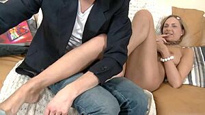 Maria Tastes Her Own Ass As He Pulls Out Of Her Butt To Cum On Her Tongue