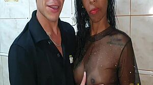 Hot Brunette Teen 18+ Sucks Big Cock for Fans in Debut Recording!