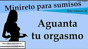 Hold your orgasm in this easy game level!