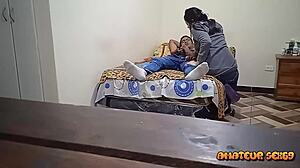 i offered money to the pretty street vendor selling sweets, then fucked her at home