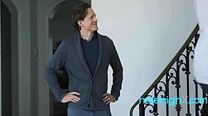 Adorable Teen Wife Sucks Old Married Lady While Husband Watches As Cuckold