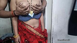 Desi Bhabhi Fucked Hard in Saree with Indian Sex