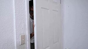 Slimthick Vic Blonde MILF Gets Put on the Market by Her Stepson, Fucking Her Missionary and Cowgirl with Big Tits Cumshot