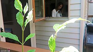 nikki gets fucked from behind