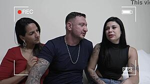 The Macettare Family Interview Ends With Kel's Double Penetration