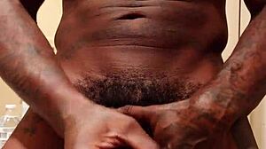 Hallelujah Johnson Worships Big Black Hairy Cock