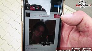 plump german milf pov fuck date with natural tits