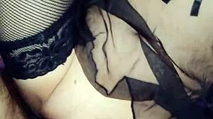 Wife's Homemade Anal Leaves Holes Gaped And Stockings Torn