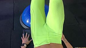 Fabi Drumond's Intense Workout Turns into Hard Fucking with Personal Trainer