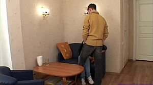 Stan And Kamilla's Homemade First Time Sex With Young 18+ Girlfriend And Roommate In College Office