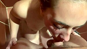 Deepthroat puke and pee in shower