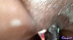 Close-up pussy fucking and detailed creampie