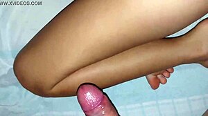 stepbrother touches stepsister's wet pussy for the first time