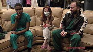 new hooters girl jewel made to undergo humiliating physical examination by dr stacy shepard before she can sling wings girlsgonegyno reup