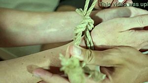 my lovers thrilling experience of bondage and spanking with blonde teen