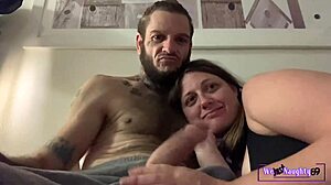 hot pawg girlfriend sucking and playing with my big white cock compilation