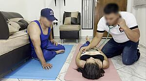 Stepson's Wife Craves Passionate Mouth-To-Mouth