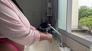 Bbw Rabuda Calls For Help With Big Cock Blowjob Ass