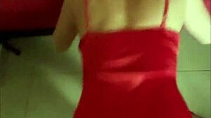 French Amateur In Satin Lingerie Gets Pussy Fucked