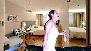 House maid preview with big ass and natural tits