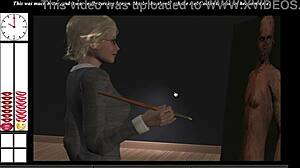 Blonde Kelly plays with toys in solo masturbation session with friend.