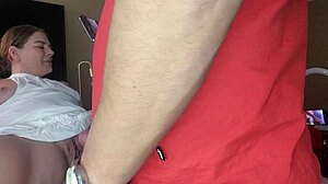 my foster stepmom begs for cum in her pussy