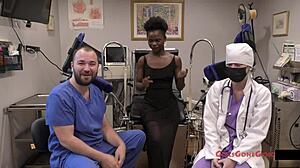 Nurse rina arems performs yearly checkup