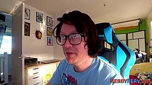 british newbie tricked into blowjob and facial.