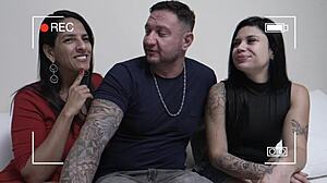 The Macettare Family Interview Ends With Kel's Double Penetration