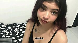 I suck my stepbrother's cock so good while my boyfriend arrives!