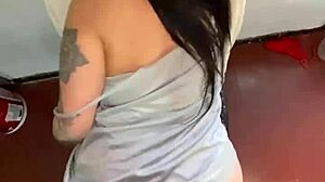 i love getting fucked doggy style, says amateur teen.