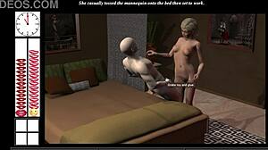 Blonde Kelly plays with toys in solo masturbation session with friend.