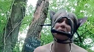 2024 09 04 esclave f turns into a ponygirl for outdoor bondage in the french forest
