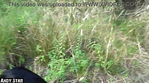 Outdoor MMF Threesome Fucking Snowwhite 24 to Cum!