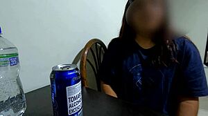 casting 001 - karen's shy and submissive with creampie