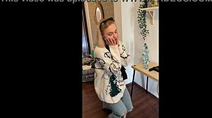 Two Horny Cheerleaders Challenge Big Cock Guy To Cum With Dice Game Double Handjob