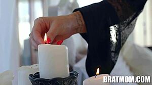 Stepmom's Seductive Halloween Hookup.