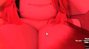 Oh man, that smug girl just couldn't wait to get fucked in Roblox fan request 2! 😏