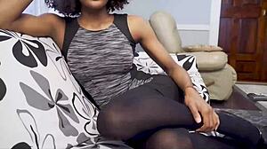 Beautiful step mom sucks cock and gets fucked POV