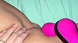 my chubby wet pussy is dripping as i masturbate with clothes ripped