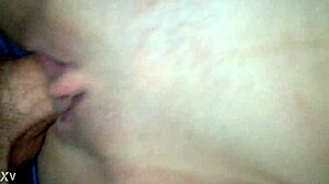 This wet shaved pussy is getting licked by her friend in a homemade amateur scene.