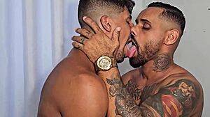 My friend with monster cock gets detailed attention