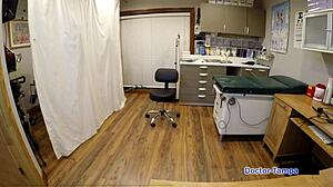 dr tampa checks sisters' first gyno exam with angel santana and aria nicole.